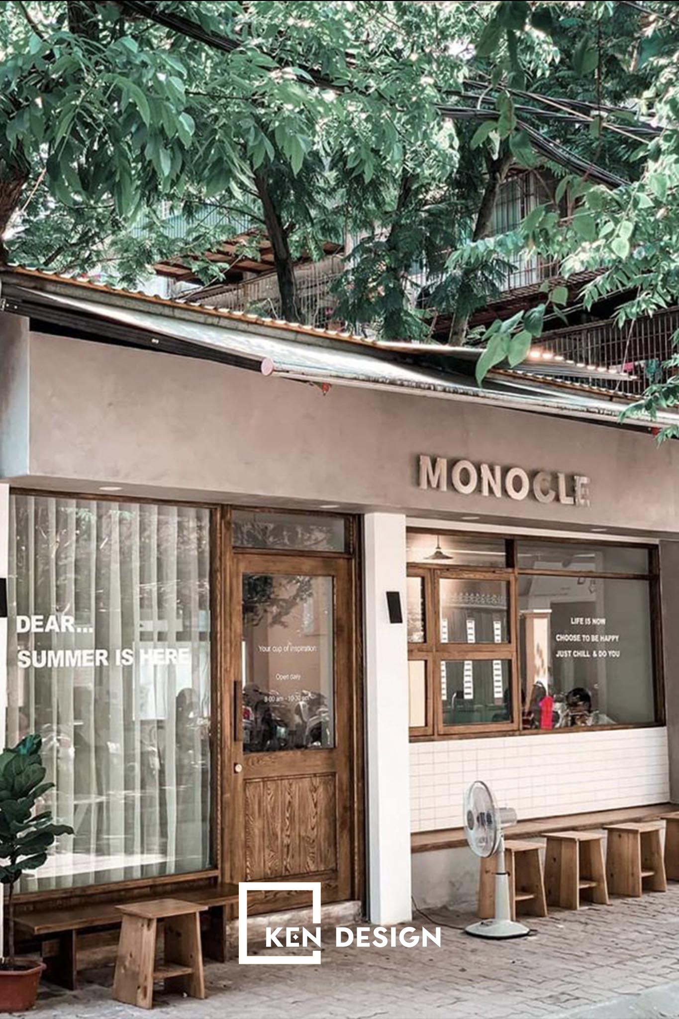 Quán cafe đẹp Monocle Coffee Đặng Văn Ngữ - Điểm nhấn trong con phố nhỏ